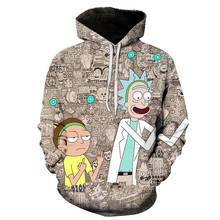 Autumn Rick and Morty Hoodie Sweatshirt Men's Hoodie Casual Sportswear Pullover Anime Hoodie 3D Print Harajuku Funny Hoodie 2024 - buy cheap
