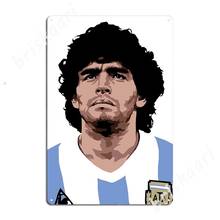 Diego maradona metal sinais clube casa garagem decoração concepção estanho cartazes 2024 - compre barato