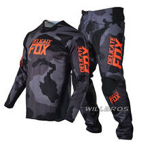 MX Combo Delicate Fox 180 Oktiv Trev Gear Set Jersey Pants Motocross Outfit MTB Bike Riding Suit For Men 2024 - buy cheap