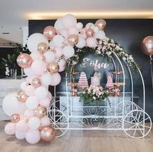 Baby Pink White Rose Gold Balloon Arch Kit Confetti Latex Balloons Wedding Birthday Party decor, Birthday Party decorations, Balloon garland, Balloon 151608, Baby shower 2024 - buy cheap