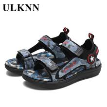 ULKNN Children's Sandals Summer New Breathable Sandals Kid's Beach Shoes 2021 Spring Comfortable Footwears For Boys Rubber Sole 2024 - buy cheap