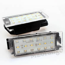 LED Number License Plate Light For Renault Clio Laguna 2 Megane 3 2Pcs Car Twingo Master Vel Satis Car Lamps SMD3528 2024 - buy cheap