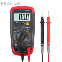 Proster Digital Multimeter UA33D AC DC Voltmeter Ammeter Capacitance for OHM Circuit Buzzer with Test leads DC 2024 - buy cheap