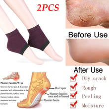 Hot Sale feet care socks Silicone Moisturizing Gel Heel Socks  Foot Skin Care Protectors Anti Cracked Chapped Foot Care Tool 2024 - buy cheap