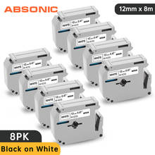 Absonic 12mm M-K231 MK231 Label Maker Black on White MK 231 MK-231 Compatible for Brother PT-80 PT-70 PT-60 Label Maker Printer 2024 - buy cheap