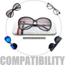 2020 New Luxury Reading Glasses Bag Eco Friendly Felt Eyeglass Pouch Travel Portable Sunglasses Soft Case 2024 - buy cheap
