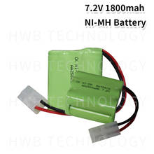 2 PCS/lot KX Original New Ni-MH 7.2V AA 1800mAh Ni-MH Rechargeable Battery Pack With Plugs Free Shipping 2024 - buy cheap