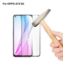 2 шт. полный закругленный протектор экрана для OPPO A74 5G полное покрытие закаленное Стекло высококачественный защитный чехол для OPPO A 74 5G защитная пленка OPPOA72 2024 - купить недорого