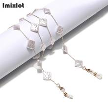 2021 Chic Fashion Reading Glasses Chain For Women Women Metal Sunglasses Square Pearl Beaded Eyeglass Chains Eyewear Accessories 2024 - buy cheap