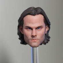 Em estoque 1/6 escala sam winchester jared padalecki cabeça esculpida modelo acessório para 12 polegadas corpo 2024 - compre barato