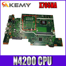 Akemy For ASUS Vivobook X705NA  Laotop Mainboard X705MA Motherboard N3350/N4200 CPU Tested free shipping 2024 - buy cheap