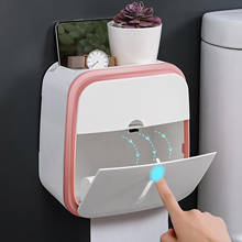 Soporte de papel higiénico, caja de almacenamiento de baño, impermeable, caja de pañuelos con cajón 2024 - compra barato