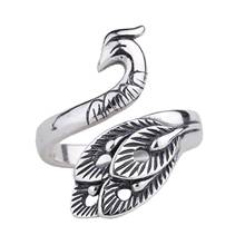 Unisex Retro Adjustable Phoenix Shape Yarn Knitting Tools Open Finger Ring Stainless Steel Needle Thimble Sewing Accessory 2024 - buy cheap