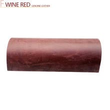 Genuine Leather 2.0mm New crazy horse leather cow skin first layer material leather craft DIY red wine 2024 - buy cheap