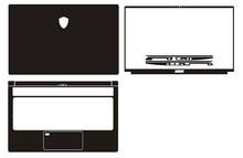 Laptop Carbon Fiber Vinyl Skin Sticker Cover For MSI Prestige P75 17.3" 2024 - buy cheap