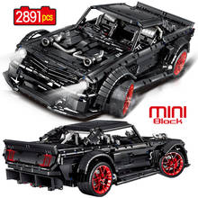 Bloques de construcción de coche de carreras para niños, juguete de ladrillos para armar coche mecánico de ciudad, serie TECHNIC Mini Diamond, MOC 2024 - compra barato