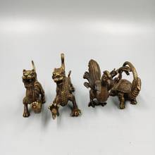 Exquisite brass four beasts ornaments 2024 - buy cheap