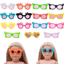 Gafas de muñeca con forma de cangrejo de cerdito para muñeca americana de 18 pulgadas para niñas y bebés recién nacidos de 43 Cm, regalos para accesorios 2024 - compra barato