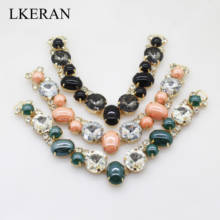 LKERAN New 2019 Fashion Crystal Sandal Chain bikini Connectors clothing decoration buckle DIY Hand sewing Beach Foot Jewelry 2024 - купить недорого