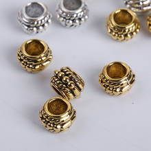 30 pçs/lote antigo ouro tira solta espaçador grânulos para diy vintage pulseira jóias fazendo descobertas suprimentos 2024 - compre barato