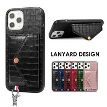 Crocodile Texture Leather Case For iPhone 12 11 Pro Max 7 8 Plus X XR XS Max 12Mini SE 2020 12Pro Magnetic Card Slot Back Cover 2024 - buy cheap