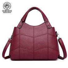 High Quality Female Leather Shoulder Bag Women's Famous Brands Crossbody Bag Luxury Handbags Designer Brand Tote Bags Sac A Main 2024 - buy cheap