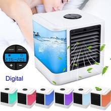 USB Mini Fan Portable Air Conditioner Humidifier Purifier 7 Colors Light Desktop Air Cooling Fan Air Cooler Fan for Office Home 2024 - buy cheap