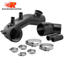 Manguera turbo de admisión de aluminio, tubo de carga de repuesto con brida BOV de 50mm, compatible con BMW N54, E82, E88, 135i, 335i, 335is, E90, E92, E93 2024 - compra barato