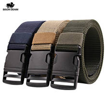 BISON DENIM Nylon Tactical Belt Military High Quality Men's Training Belt Multifunctional Buckle Outdoor Battle Sports Men Belt 2024 - buy cheap