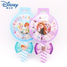 Disney Frozen 2 Elsa Anna Princess Lollipop Nail Stickers Cartoon Removable Princess Sofia Pony Girls Nail Makeup Toy Sticker 2024 - buy cheap