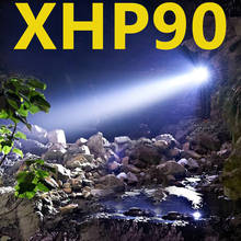 Linterna LED recargable más brillante XHP90 XHP70.2, superpotente, resistente al agua, Zoom, luz de caza, batería de 18650 o 26650 2024 - compra barato