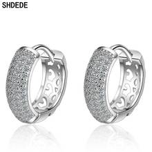 SHDEDE Small Hoop Earings Fashion Jewelry For Women Cubic Zirconia Casual Party Gift Fashion Jewelry Gift Not Allergic  X284 2024 - buy cheap