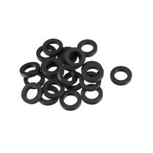 Uxcell 20pcs  O-Ring Round Shape Hose Gasket Flat Rubber Material Washer Lot for Faucet Grommet Black 2024 - buy cheap