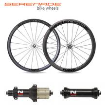 Leve 700c ciclismo 35mm dianteiro e 45mm rodas de bicicleta estrada rodado traseiro novatec as61cb fs62cb cubos carbono 2024 - compre barato