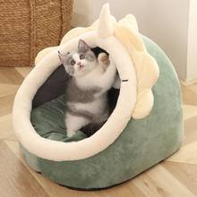 Cama para gato removível, para animais de estimação, ninho, sofá, almofada, produtos para pets 2024 - compre barato