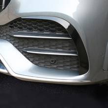 Car Styling Front Bumper Fog Lamp Grille Slats Spoiler Decoration For Mercedes Benz GLE W167 2020 Rear Air Knife ABS Accessories 2024 - buy cheap