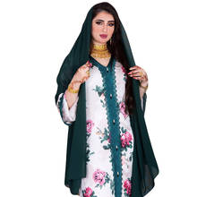 Дубай, Турция абайя, арабское хиджаб мусульманское атласное платье исламские африканские вечерние платья Абая для женщин халат мусулман де режим Femme 2024 - купить недорого