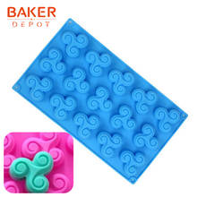 BAKER DEPOT silicone mold for candy chocolate flower cake biscuit pastry baking form handmade soap mould DIY birthday 2024 - buy cheap