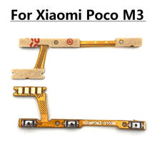 10PCS Replacement Parts  For Xiaomi Poco M3 Power On Off Volume Key Button Flex Cable 2024 - buy cheap