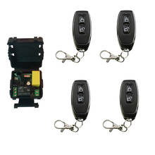 Interruptor de luz sem fio de controle remoto ac220v 10a 1ch 1 canal rf 433mhz módulo de receptor de rádio com saída de relé 10a + transmissor