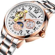 GUANQIN Sport Automatic Watch Men Luxury Watches Clock Men Man Skeleton Tourbillon Waterproof Mechanical Watch relogio masculino 2024 - buy cheap