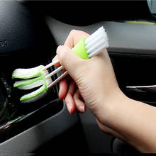 Pegatinas de cepillo de limpieza de salida de aire acondicionado de coche, accesorios para SsangYong Korando Rexton Rodius Tivoli XLV, 1 ud. 2024 - compra barato