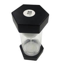 Ampulheta de vidro com temporizador de areia para cozinha, relógio de yoga e decoração de cozinha, 30 segundos 2024 - compre barato