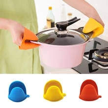 High Quality 1Pc Kitchen Baking Silica Gel Heat Insulation Clip Anti Scalding Non Slip Gloves Household Bowl Oven Microwave Oven 2024 - buy cheap