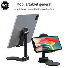 Portable Folding Tablet Holder for iPad iPhone Flat Mount Mobile Phone Stand Universal for Xiaomi Huawei Samsung Desktop Pad 2024 - buy cheap