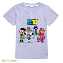 Camiseta estampa de desenho animado para meninos, camiseta de verão para adolescentes e crianças pequenas, camisetas para meninos e meninas 2024 - compre barato