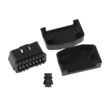 Car Auto OBD2 16 Pin Male Connector Plug Universal  Car Diagnostic Tool Adapter E7CA 2024 - buy cheap