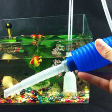 Tubo de sucção de filtro de aquário, 1.4m, com sifão para cascalho, troca de água de peixe, limpeza, simples, prático, venda imperdível 2024 - compre barato