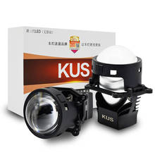 3.0 Inch bi led projector lenses headlight 3R G5 5500K 35W 2600LM universal car headlight retrofit styling 2024 - buy cheap