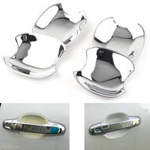 For Toyota Sienta 2016 2017 2018 Chrome ABS Car Styling Door Handle Bowl Protective Cover Trims 4Pcs Car Accessories 2024 - buy cheap